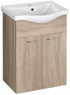 KERAMIA FRESH Unterschrank 51,1 x 74 x 34 cm, Eiche hell