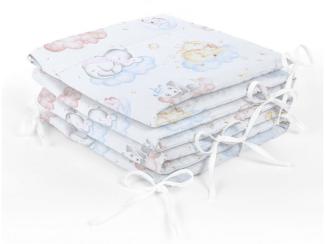 Amilian Bettnestchen Bettumrandung 210x30 cm für Kinderbett 140x70 geeignet (Kopfschutz), (Nestchen, Kantenschutz), Bettausstattung