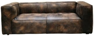 Tribeca 2-Sitzer Sofa Rindsleder Galata Ebony