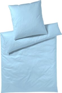 Elegante Bettwäsche Solid in Gr. 135x200 oder 155x220 cm, Mako-Jersey, 2 teilig, Bettwäsche aus Baumwolle, elegante Bettwäsche mit Reißverschluss