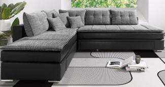 INOSIGN Ecksofa Night & Day L-Form mit Dauer-Schlaffunktion ohne Armlehnen, mit Boxspring-Bettfunktion 180x200 cm und Bettkasten, Dauerschläfer!