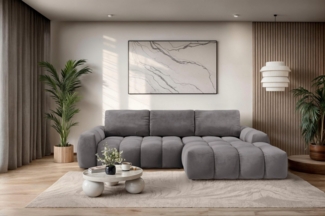 OTTO home Ecksofa AZITA klein optionale Schlafsofa mit Bettkasten, B/T/H: 270/166,5/84cm, L-Form mit Wellenunterfederung, Bubble-Optik