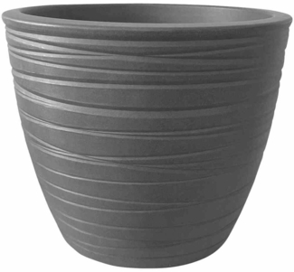 SIENA GARDEN Pflanzgefäß ANDORRA 43 grau Ø 43 x 36 cm