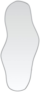 vidaXL Wandspiegel Silbern 60x25 cm 348254