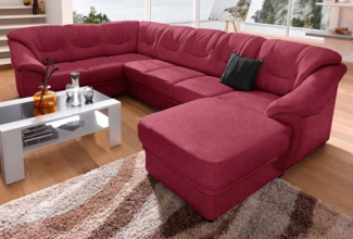 sit&more Wohnlandschaft Savona U-Form, wahlweise mit Bettfunktion, inklusive Federkern, frei im Raum stellbar