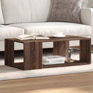 vidaXL Couchtisch Braun Eichen-Optik 89,5x48x30 cm Holzwerkstoff 848156