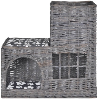 Kuschelhöhle für Katzen Haustiere mit Kissen Weide 170226