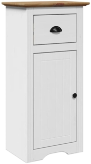 vidaXL Badschrank BODO Weiß und Braun 44x30x90 cm 4016858