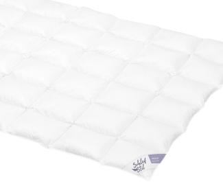 Schlafstil Daunendecke D400 medium, 90% Daunen, 10% Federn|200x220 cm