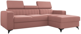 Ecksofa Kiarge (Farbe: Mono 235, Seite: Rechts 2R+LC)