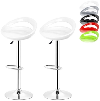 JEOBEST Barhocker ABS-Kunststoff Küchenstühle, (2 St), mit Luftheber-Design, 360° Drehstuhl, Höhenverstellbar