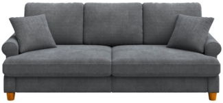 ToteBox Big-Sofa Dreisitzer Chenille Sofa 220cm Federkern + Massivholz+Atmungsaktiv