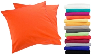 MOON Heimtextilien Kissenbezug / Seitenschläferkissenbezug 2er Pack MOON-Luxury Linon 100% Baumwolle, Linon