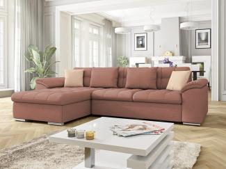 Ecksofa Diana, Seite: Links, Farbe: Uttario Velvet 2955 + Uttario Velvet 2955 + Uttario Velvet 2956