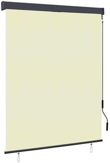 vidaXL Außenrollo 140x250 cm Creme 145971