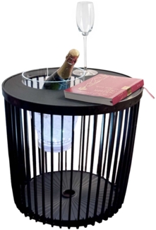 COOTAB Cooler Table COPENHAGEN Beistelltisch mit Acryl-Weinkühler