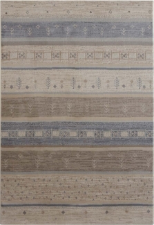 TaraCarpet Teppich Tara Carpet Lori eco, rechteckig, Höhe: 14 mm, Modernes Loribaf Design in creme und grau premium nachhaltig 160x230