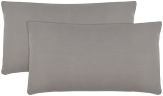 ZOLLNER Kissenbezug, (2 Stück), 40 x 80 cm, 100% Baumwolle, vom Hotelwäschespezalisten