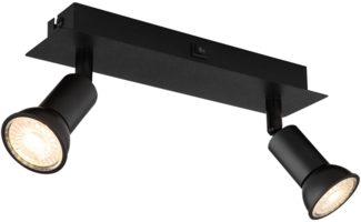 Wandleuchte Innen Wandlampe mit Schalter Wohnzimmer Schlafzimmer 57998-2