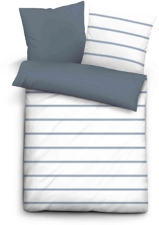 Cinque Renforce Bettwäsche 0041701 ROM, blau, 1x 135x200 cm + 1x 80x80 cm