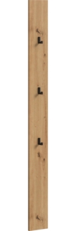 Garderobenpaneel B/H/T: 160x13x6 cm in Artisan Oak Nachbildung
