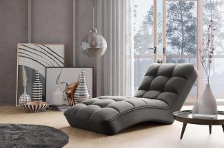 Wohnideebilder Loren Dunkelgrau Chaiselongue CH-LOR-05VER