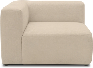 DOMO. collection Ecksessel 800013, Sessel, quadratisch mit gepolsterte Rückenlehne, Modul-Element, Sofa, Polsterecke, Eckcouch, Polstergarnitur 108 x 108 x 69 (BxTxH), beige