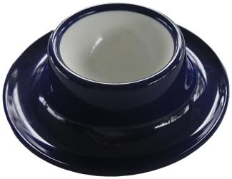 Eierbecher navy blau Melamin einzeln