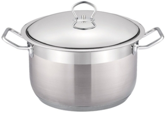 XXL Kochtopf Topf Ø40 Edelstahl mit Deckel 26L Induktion Cheffinger SS40-SH