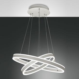 Fabas Luce 3743-45-102 LED Pendelleuchte Palau 2 Ringe weiss 3000K