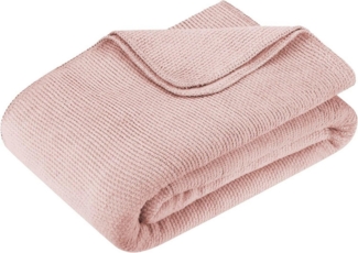 BOHORIA Tagesdecke BOHORIA® Kuscheldecke Premium Pure Cotton 150x200cm, luftdruchlässig