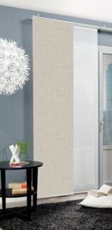 HOME WOHNIDEEN Schiebegardine Schiebegardine PIVE, Digitaldurck, Dekostoff, Seidenoptik 245x60 cm (4 St), 100% Polyester