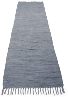 carpetfine Teppich Kelim Chindi uni, auch als Läufer, rechteckig, Höhe: 5 mm, Wendeteppich, reine Baumwolle, handgewebt, Uni-Farben, mit Fransen