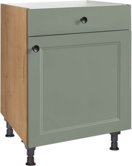 nobilia® Kochfeldumbauschrank "Cascada", mit Schukasten und Tür, Ausrichtung wählbar vormontiert, Breite 60 cm