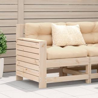 vidaXL Gartensofa mit Armlehne 69x62x70,5 cm Massivholz Kiefer 844883