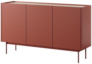 MOEBLO Kommode Zinnia (Sideboard Wohnzimmer Kommode Schlafzimmer, Komodenschrank Highboard), 144 x 83 x 37