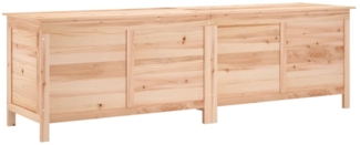 vidaXL Gartentruhe 198,5x50x56,5 cm Massivholz Tanne 364760