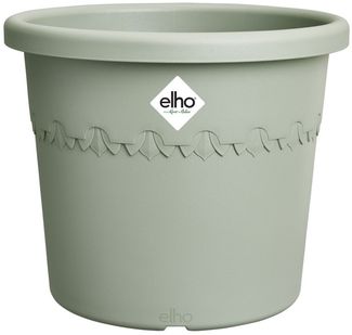Elho Blumentopf Kunststoff grün Ø 25 cm Algarve Cilindro