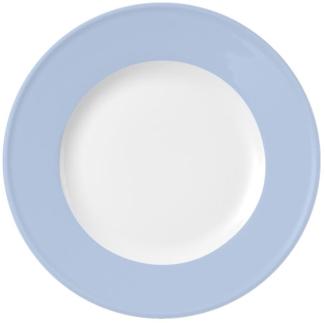 Dibbern Solid Color Morgenblau Teller Flach 21 cm Fahne