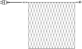 System Expo "Starter-Set" Netz 3x3 m 192 Leuchtmittel warmweiß, IP44