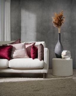 APELT Kissenhülle Tony, (1 Stück), mit Reißverschluss, Hochwertiger Bouclé, ohne Füllung