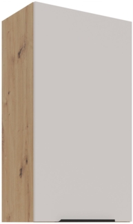 Küchen Hängeschrank 50 cm Küche SOLANO Kaschmir beige matt + Eiche Artisan matt Küchenzeile Küchenblock Küche Einbauküche