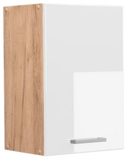 Vicco Küchenschrank Küchenzeile R-Line, Weiß Hochglanz, Hängeschrank 40 cm