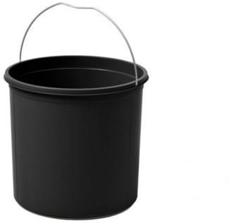 HAILO Inneneimer 1226579 in schwarz mit 12 Liter Volumen für Abfalleimer MONO / Ersatzeimer