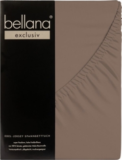 bellana Spannbettlaken Bellana exclusiv, Jersey, Gummizug: rundum, (1 Stück), 150g/m², 100% gekämmte Baumwolle