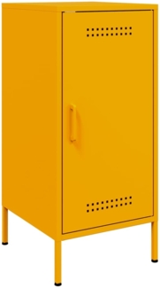 vidaXL Sideboard Senfgelb 36x39x79 cm Stahl 843018
