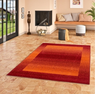 Pergamon Designteppich Designer Teppich Samba Modern Bordüre, Rechteckig, Höhe: 6 mm