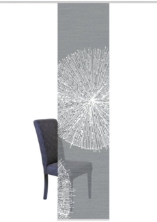 Schmidt Gard Schiebegardine 84559 Schiebegardine CRESTON3 halbtransparenter, Bambusoptik 260x60 cm, 100% Polyester