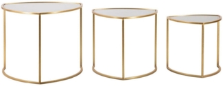 Dmora Wohnzimmertisch Adrian, Niedriger Wohnzimmertisch, Kaffeeregal, Couchtisch für Sofa, 60x60 h50 cm, Gold