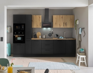 BASIC by Balculina Küchenzeile Turin, Breite 310 cm, wahlweise mit E-Geräten